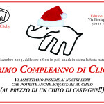 Invito Festa Natale a Clichy - 7 dicembre- Edizioni Clichy